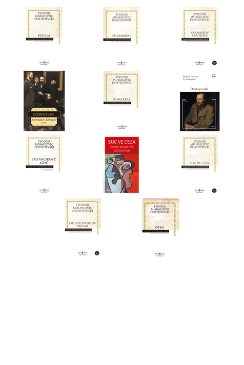 Fyodor Mihailoviç Dostoyevski Budala (Karton Kapak) +10 Adet Kitap Set