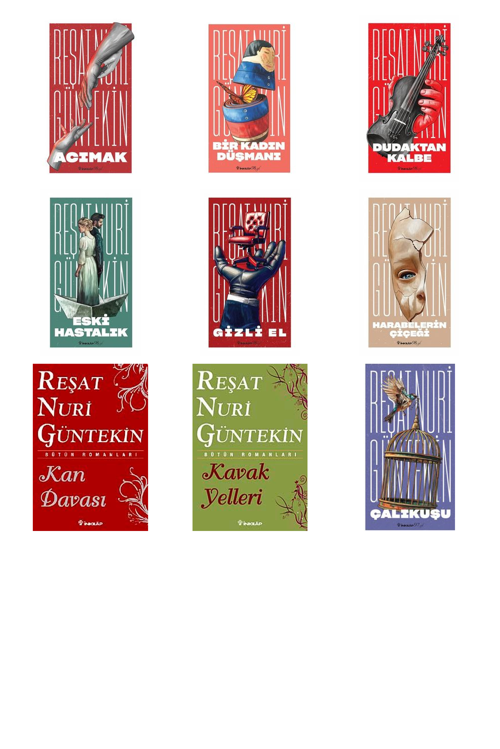 Reşat Nuri Güntekin Acımak +8 Adet Kitap Set