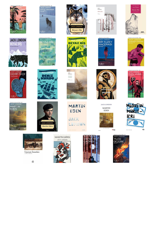 Jack London Ademden Önce +23 Adet Kitap Set