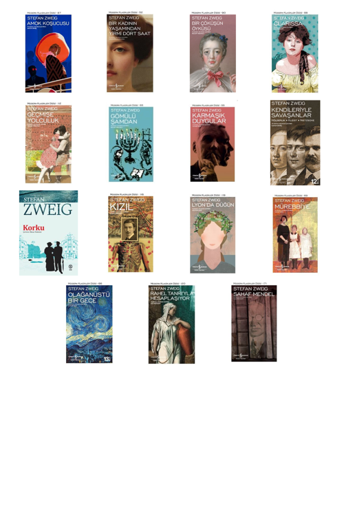 Stefan Zweig Amok Koşucusu +14 Adet Kitap Set