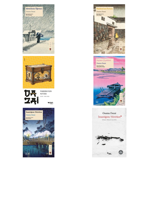 Osamu Dazai Meteliksiz Öğrenci +5 Adet Kitap Set