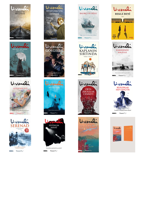 Zülfü Livaneli Arafat'ta Bir Çocuk +15 Adet Kitap Set