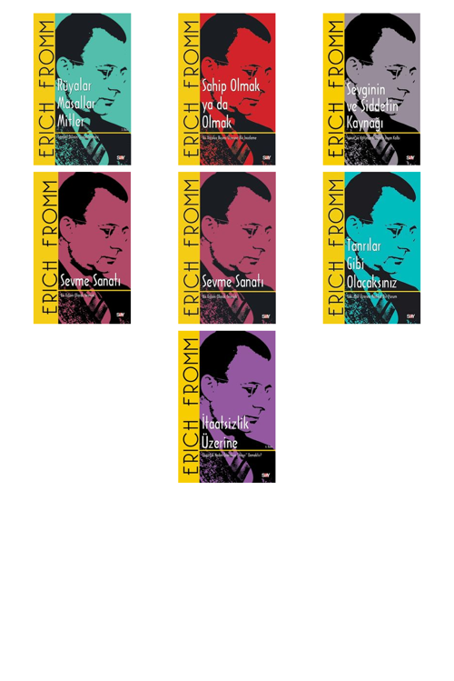 Erich Fromm Rüyalar Masallar Mitler & Sembol Dilinin +6 Adet Kitap Set