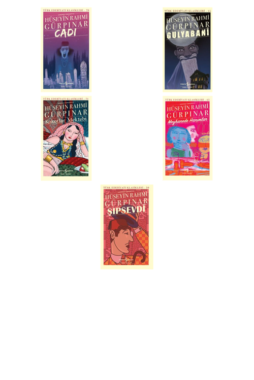Hüseyin Rahmi Gürpınar Cadı (Karton Kapak) +4 Adet Kitap Set