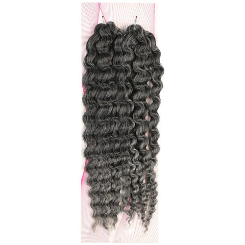 Nice Bulk Afro Su Dalgası / Siyah / Gri Ombreli