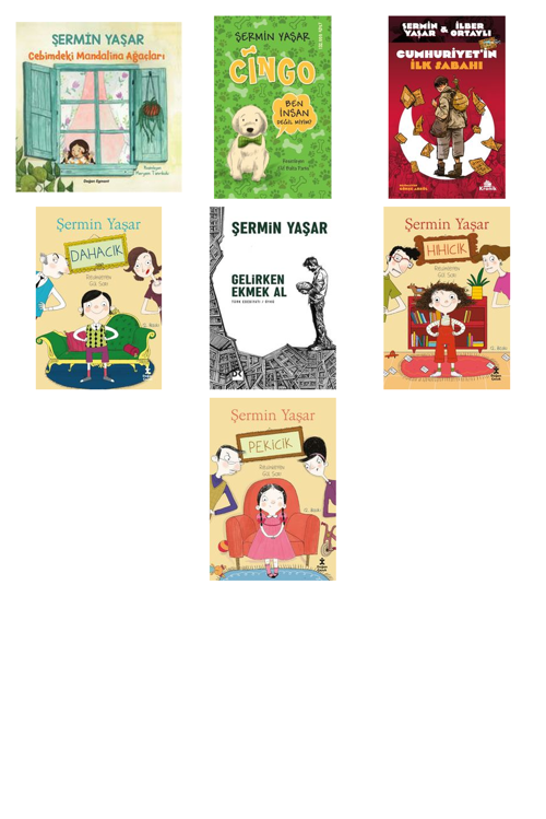 Şermin Yaşar Cebimdeki Mandalina Ağaçları +6 Adet Kitap Set