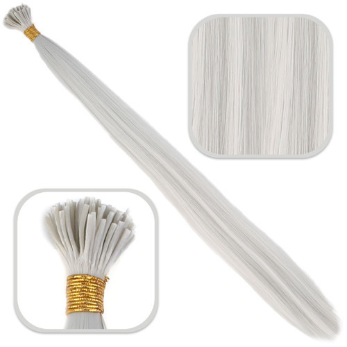 Fiber Sen Boncuk Kaynaklık Renkli / Açık Gri / 100 Adet