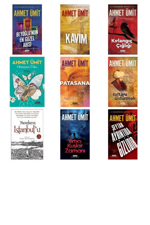 Ahmet Ümit Beyoğlu'nun En Güzel Abisi +8 Adet Kitap Set