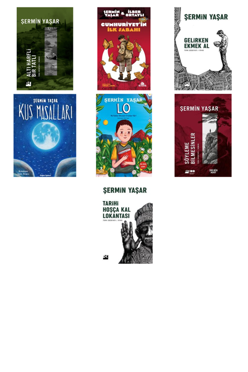 Şermin Yaşar Altı Harfli Bir Tatlı +6 Adet Kitap Set