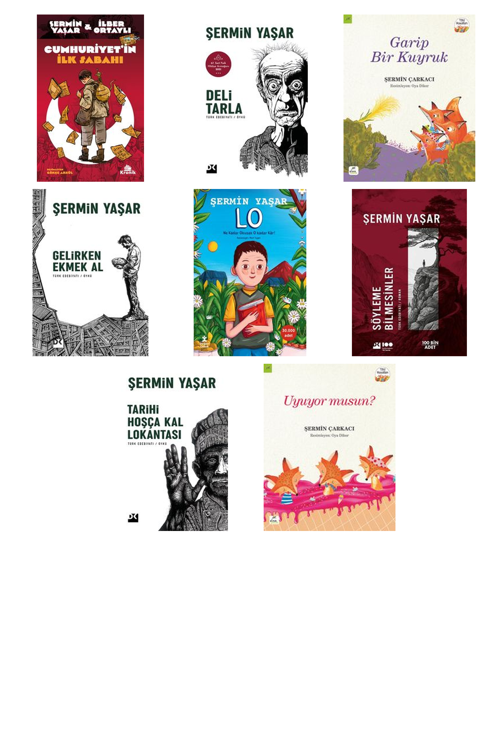 Şermin Yaşar Cumhuriyet'in İlk Sabahı +7 Adet Kitap Set