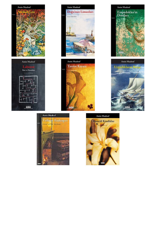 Amin Maalouf Afrikalı Leo +7 Adet Kitap Set