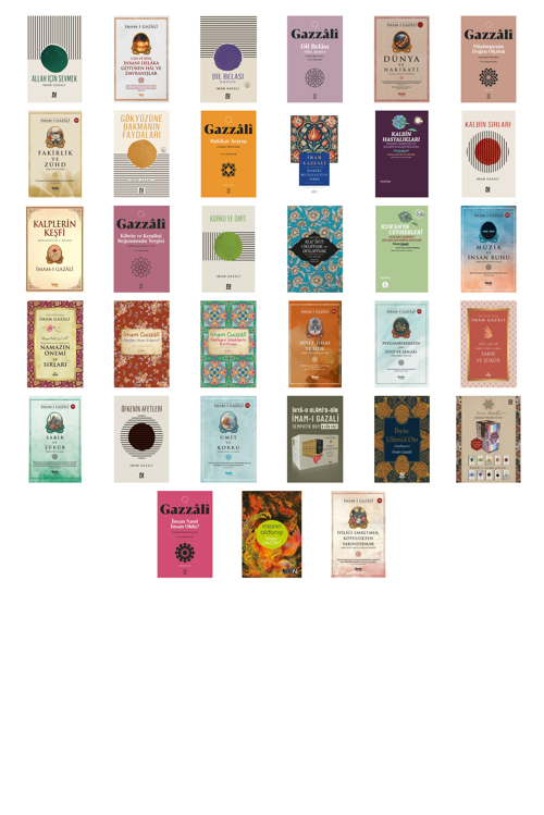 İmam Gazali Allah İçin Sevmek +32 Adet Kitap Set