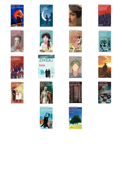 Stefan Zweig Amok Koşucusu +17 Adet Kitap Set