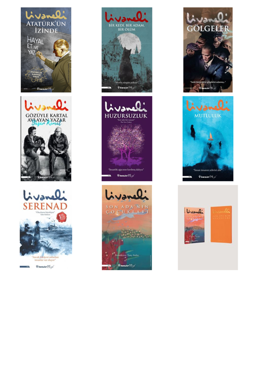 Zülfü Livaneli Atatürk'ün İzinde +8 Adet Kitap Set