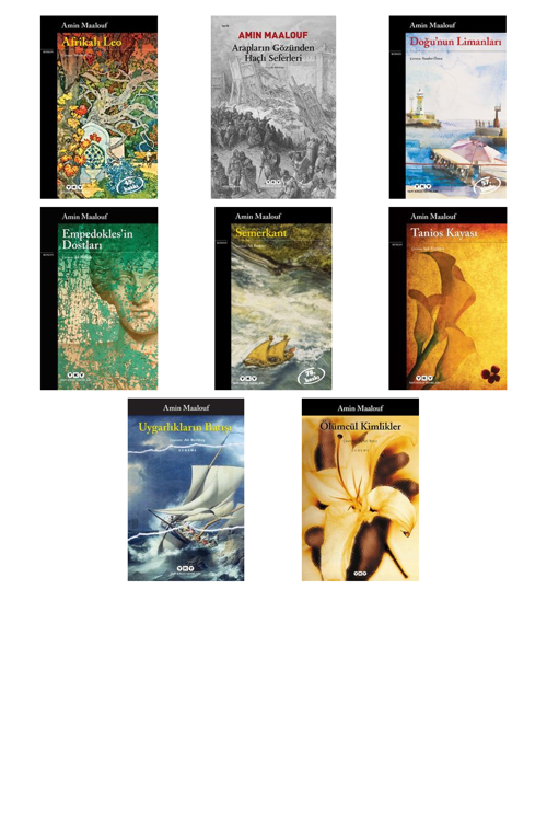 Amin Maalouf Afrikalı Leo +7 Adet Kitap Set