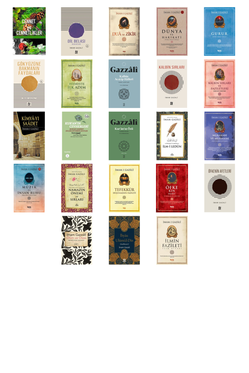 İmam Gazali Cennet ve Cennetlikler +22 Adet Kitap Set