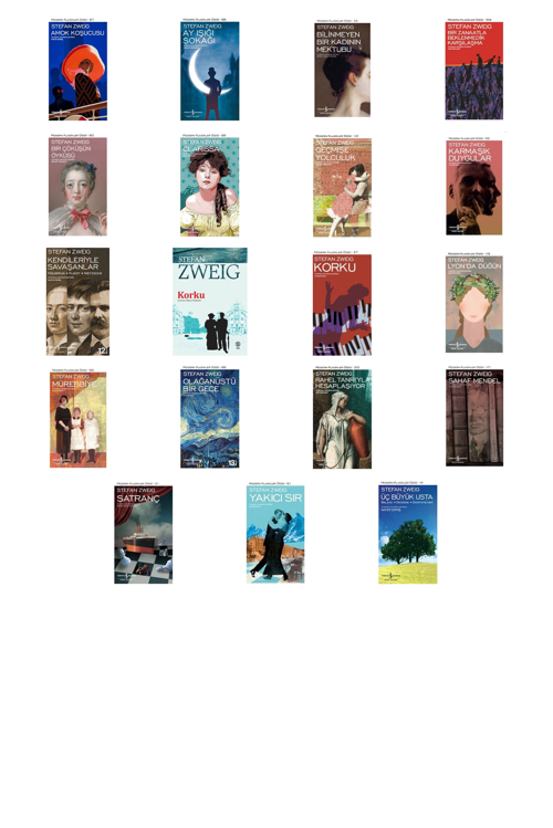 Stefan Zweig Amok Koşucusu +18 Adet Kitap Set