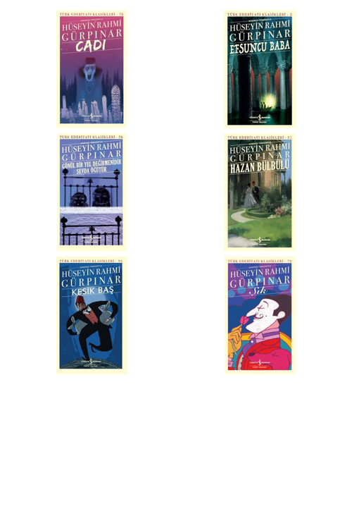 Hüseyin Rahmi Gürpınar Cadı (Karton Kapak) +5 Adet Kitap Set