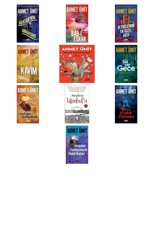 Ahmet Ümit Agatha'nın Anahtarı +9 Adet Kitap Set