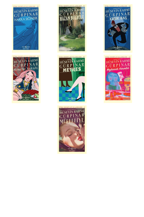 Hüseyin Rahmi Gürpınar Hakka Sığındık (Karton Kapak) +6 Adet Kitap Set