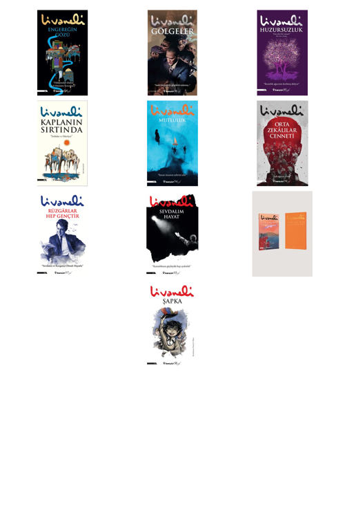 Zülfü Livaneli Engereğin Gözü +9 Adet Kitap Set