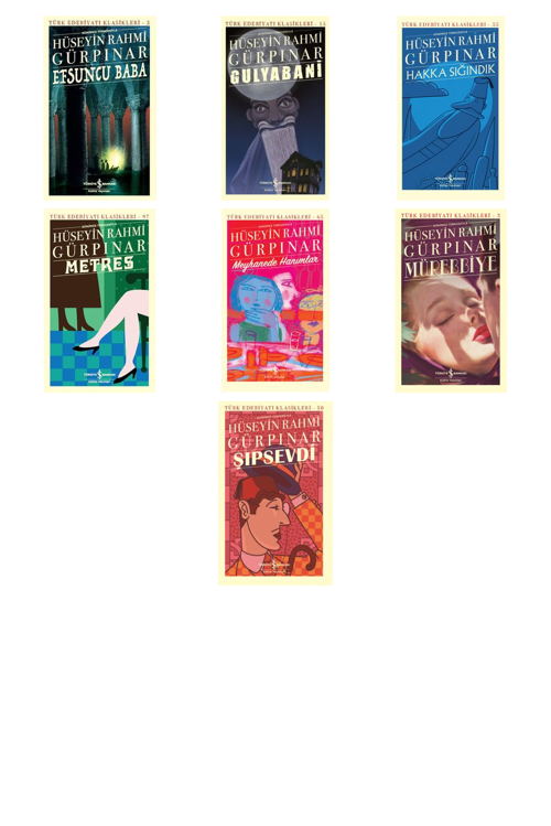 Hüseyin Rahmi Gürpınar Efsuncu Baba +6 Adet Kitap Set