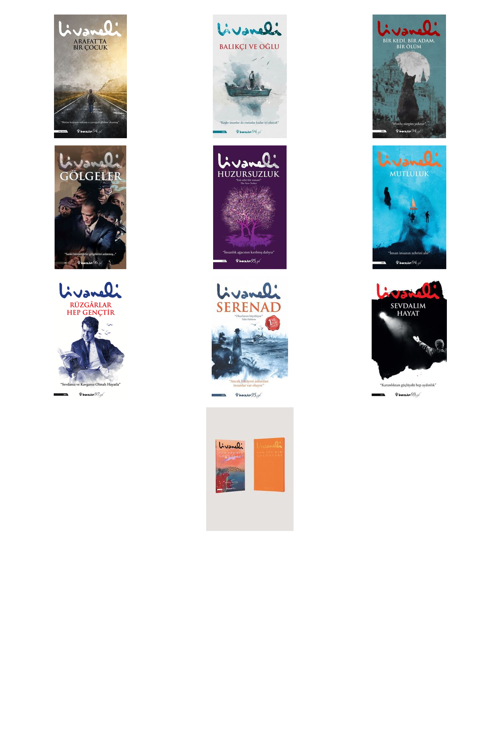 Zülfü Livaneli Arafat'ta Bir Çocuk +9 Adet Kitap Set