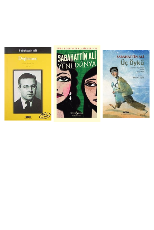 Sabahattin Ali Değirmen +2 Adet Kitap Set