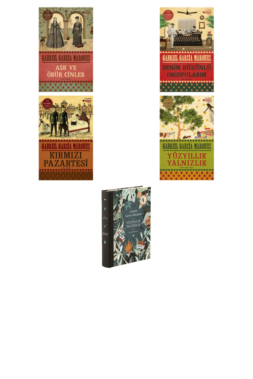 Gabriel Garcia Marquez Aşk ve Öbür Cinler +4 Adet Kitap Set