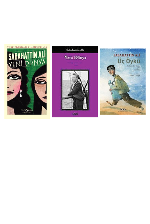 Sabahattin Ali Yeni Dünya +2 Adet Kitap Set