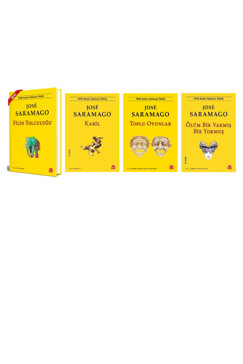 Jose Saramago Filin Yolculuğu (Ciltli) +3 Adet Kitap Set