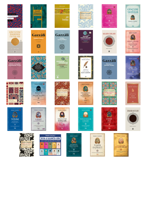 İmam Gazali Allah Resûlü İsa & Hristiyanlığa Reddiye +34 Adet Kitap Set