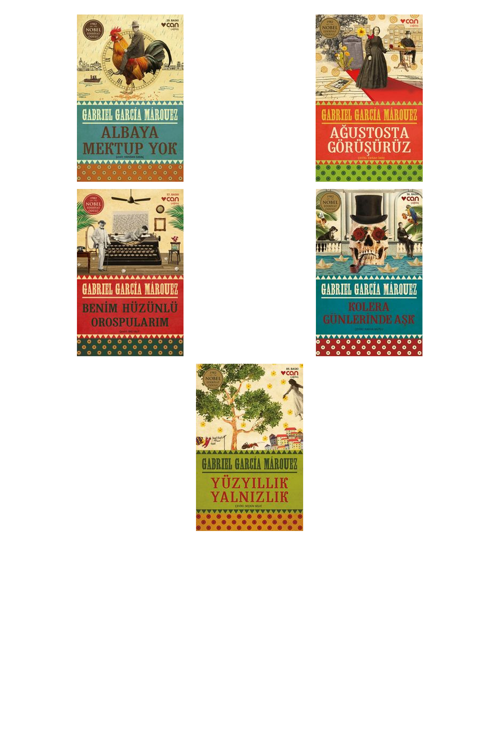 Gabriel Garcia Marquez Albaya Mektup Yok +4 Adet Kitap Set