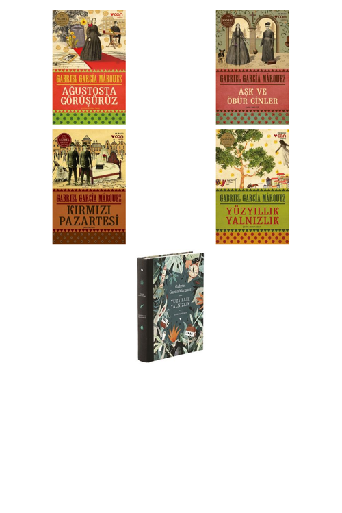 Gabriel Garcia Marquez Ağustosta Görüşürüz +4 Adet Kitap Set