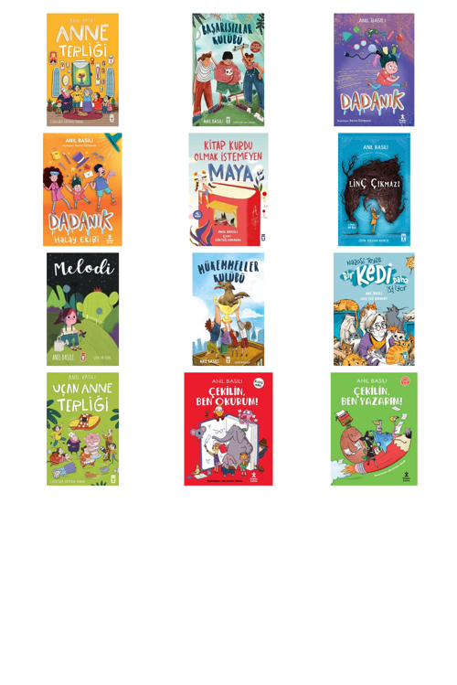 Anıl Basılı Anne Terliği +11 Adet Kitap Set