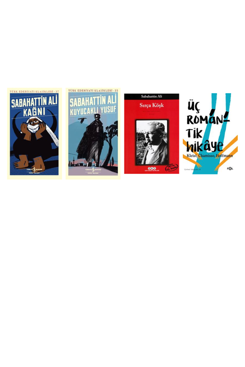 Sabahattin Ali Kağnı +3 Adet Kitap Set