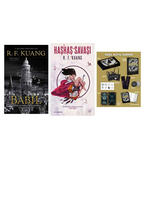 R. F. Kuang Babil +2 Adet Kitap Set