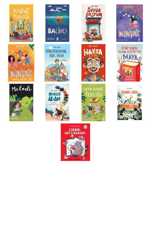 Anıl Basılı Anne Terliği +12 Adet Kitap Set