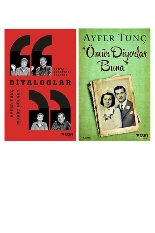 Ayfer Tunç Diyaloglar / Dünya Edebiyatı Üzerine +1 Adet Kitap Set