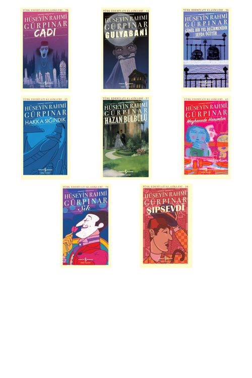 Hüseyin Rahmi Gürpınar Cadı (Karton Kapak) +7 Adet Kitap Set