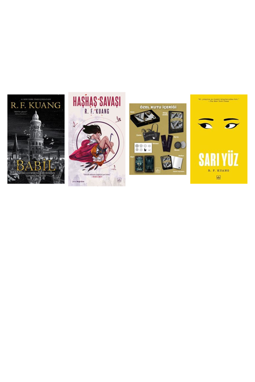 R. F. Kuang Babil +3 Adet Kitap Set