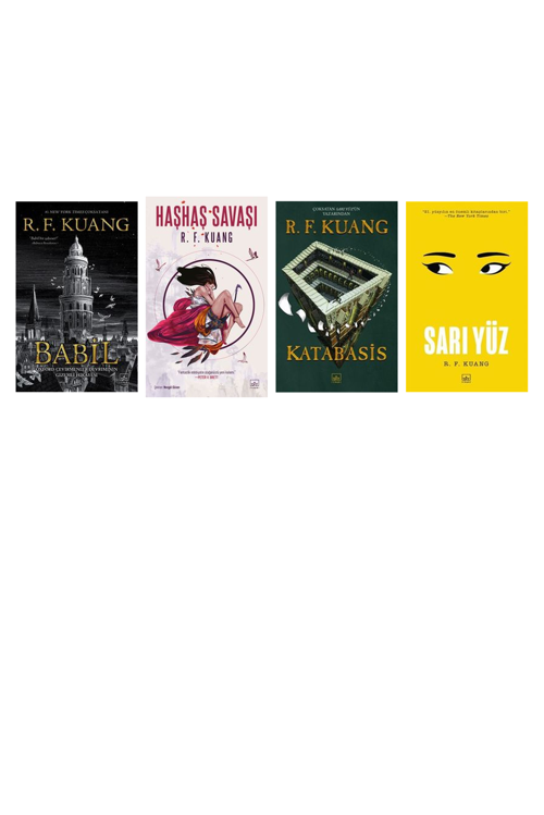 R. F. Kuang Babil +3 Adet Kitap Set