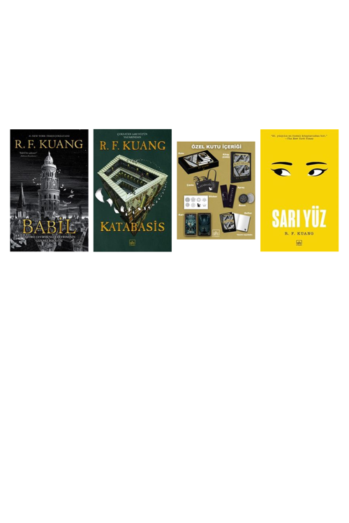 R. F. Kuang Babil +3 Adet Kitap Set