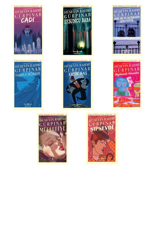 Hüseyin Rahmi Gürpınar Cadı (Karton Kapak) +7 Adet Kitap Set