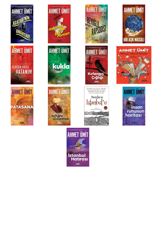 Ahmet Ümit Agatha'nın Anahtarı +12 Adet Kitap Set