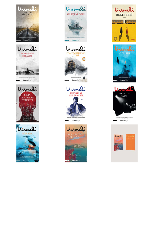 Zülfü Livaneli Arafat'ta Bir Çocuk +11 Adet Kitap Set