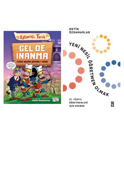 Metin Özdamarlar Gel De İnanma & Ezber Bozan Osmanlı Tari +1 Adet Kitap Set