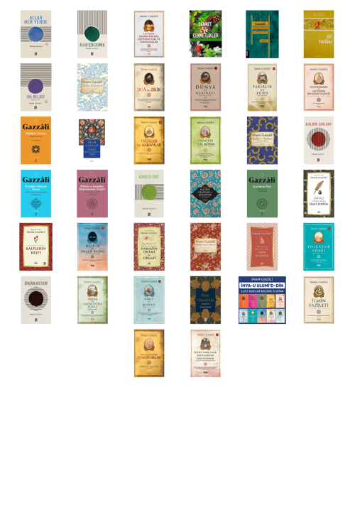 İmam Gazali Allah Her Yerde +37 Adet Kitap Set