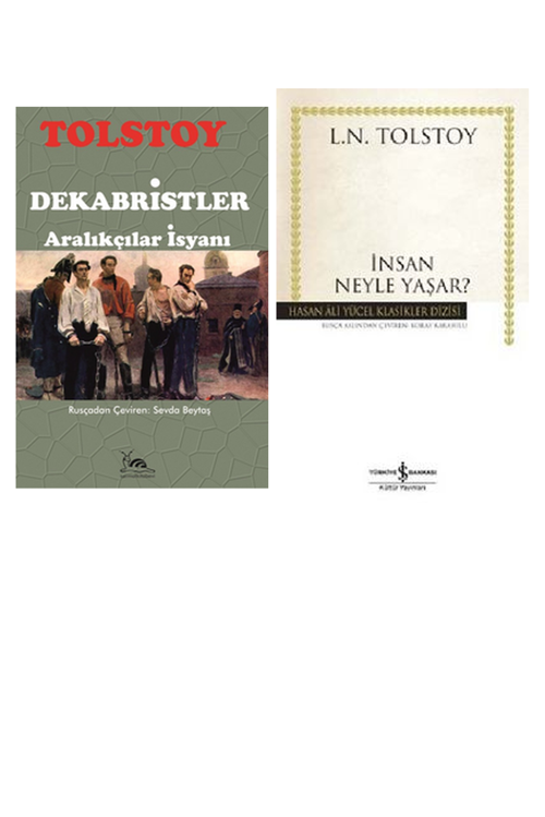 Lev N. Tolstoy Dekabristler & Aralıkçılar İsyanı +1 Adet Kitap Set