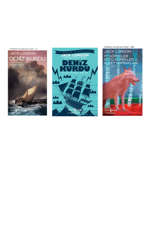Jack London Deniz Kurdu +2 Adet Kitap Set